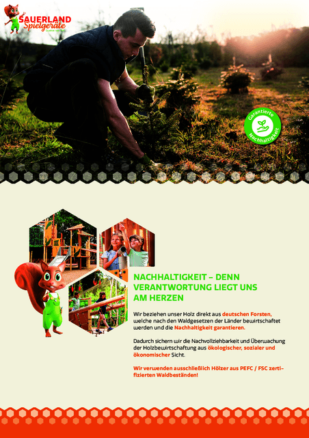 Nachhaltigkeit PEFC / FSC